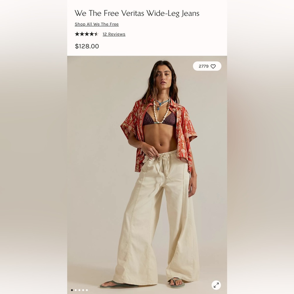 Free People Veritas Wide Leg Jeans